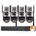 Icsee 8X Zoom Wireless Security Camera System with NVR Kit